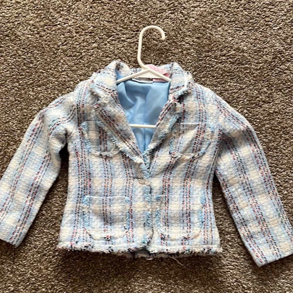 Mary Kate and Ashley tweed blazer toddler size 4/5 (XS)